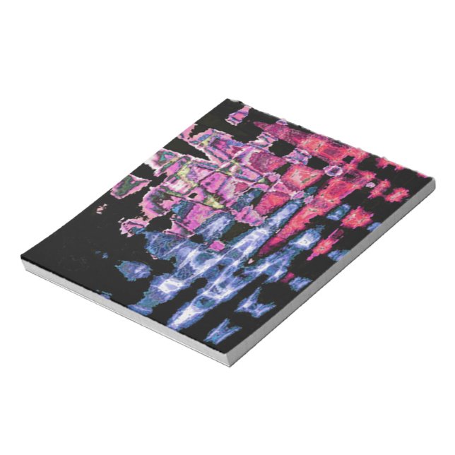 Söt Cute vatten färg mönster Anteckningsblock (Roterad)