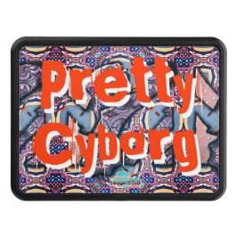 Söt Cyborg Blommigt Cyberpunk Mönster Dragkroksskydd