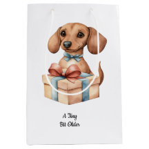 Söt Dachshund Födelsedagsmugg En Aning Äldre