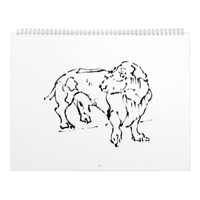 Söt Dachshund Korv Hund – 2027 Kalender (Omslag)