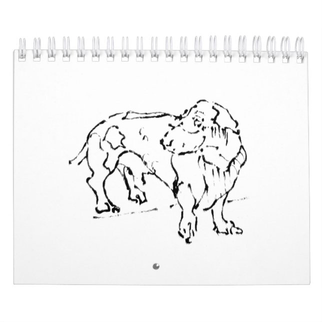 Söt Dachshund Korv Hund – 2027 Kalender (Omslag)