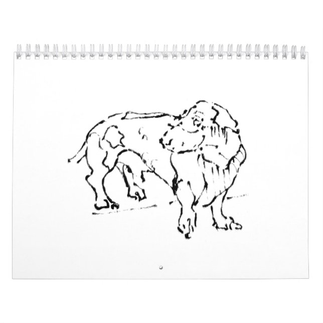 Söt Dachshund Korv Hund – 2027 Kalender (Omslag)
