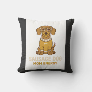 Söt Dachshund Korv Hund Mamma Energi Kaffe Mugg Kudde