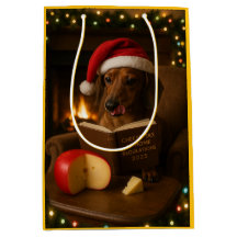 Söt Dachshund Ostskatt Julklappspåse