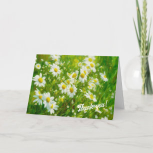 Söt Daisie Daisy Garden - tackkort Kort