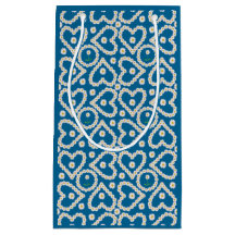 Söt Daisy Chains on Blue, Anpassningsbar Gift Bag