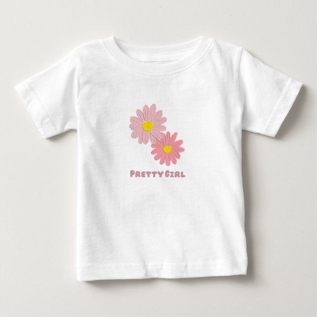 Söt Daisy Grafisk T-shirt för Flickor Söt Flicka (Framsida)