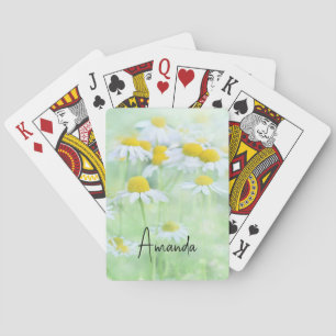 Söt Daisy i ett Fält-foto Casinokort