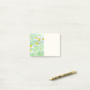 Söt Daisy i ett Fält-foto Post-it Block