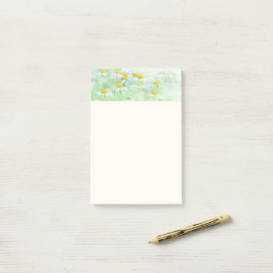 Söt Daisy i ett Fält-foto Post-it Block