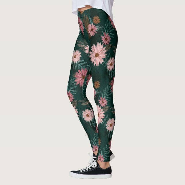 Söt Daisy-Inspirerad Tränings Graviditet Leggings (Vänster)
