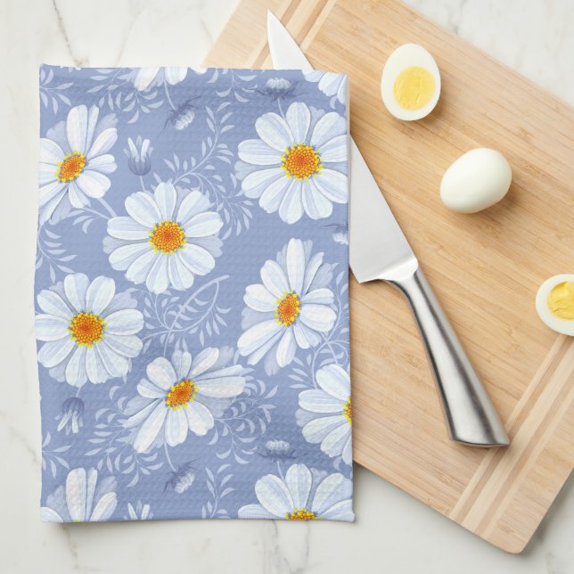 Söt Daisy Kitchen Towel Kökshandduk (Vikt i Fjärdedel)
