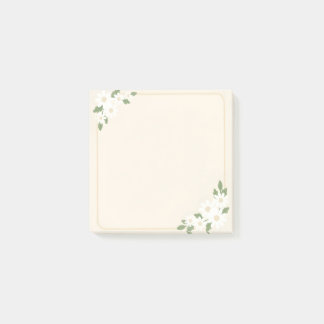 Söt Daisy-klistermärke utskrivbart | Blommig PM Nr Post-it Block