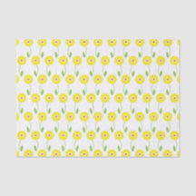 Söt Daisy Mönster Tissue/Craft Papper