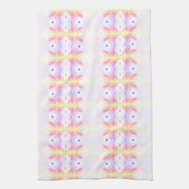 Söt Daisy Skriv ut Tea-Towel med Rosa Kökshandduk (Vertikal)