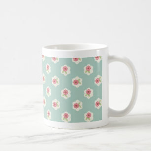 Söt daisymugg i Aqua Kaffemugg