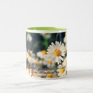 Söt Daisys Bibelverse Två-Tonad Mugg