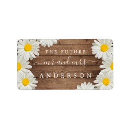 Söt Daisys Future Mr. Returadress Adressetikett