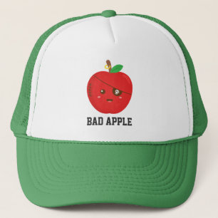 Söt dålig äpple med ögonlapp keps