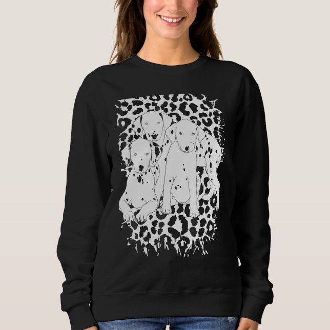Söt dalmatinerhund valp   t shirt (Framsida)