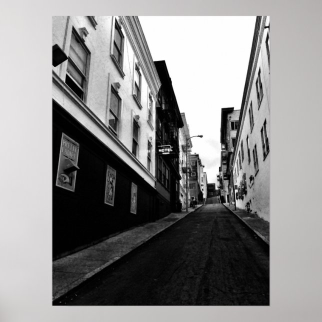 Söt Dam Alley Poster (Framsidan)