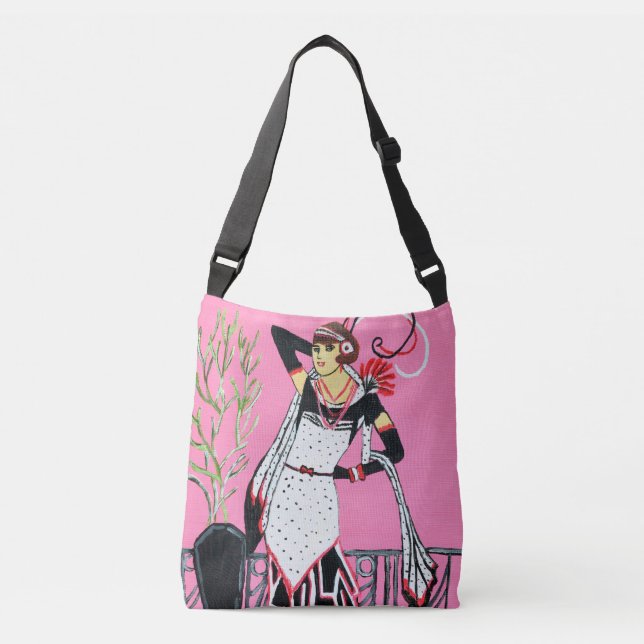 Söt dam-korsningspåse axelväska (Framsida)