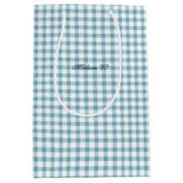 Söt dammig blå gingham-mönster