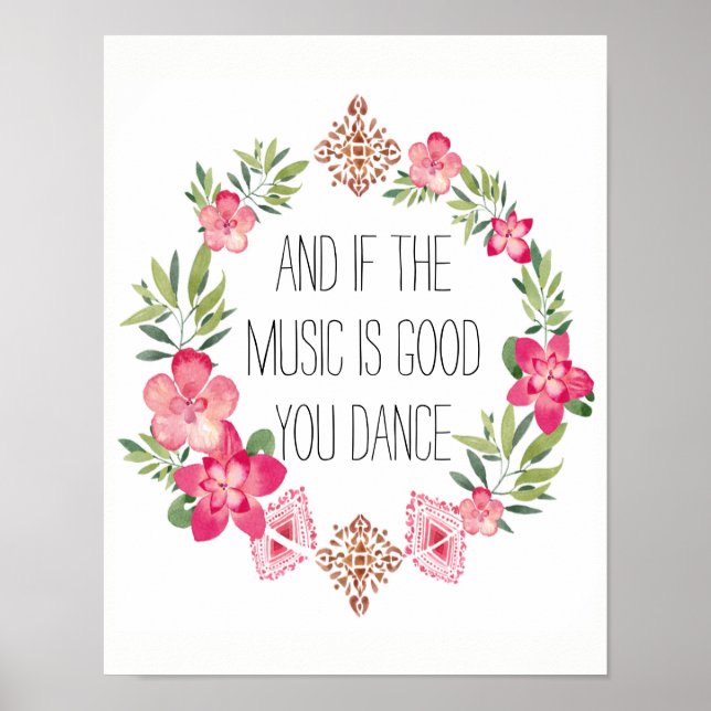 Söt Dance Poster (Framsidan)