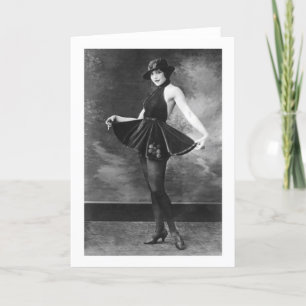 Söt Dancing Girl, 1910 Kort