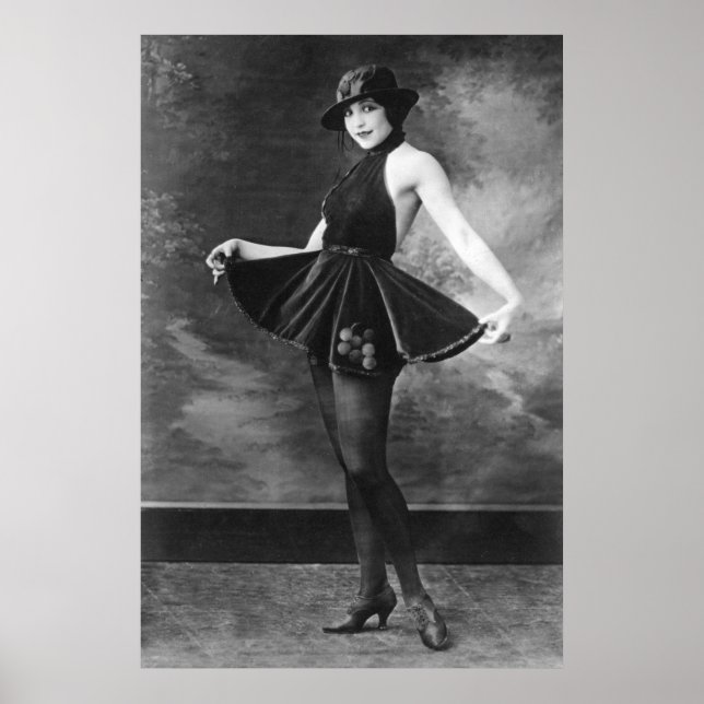 Söt Dancing Girl, 1910 Poster (Framsidan)