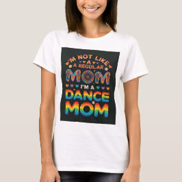 söt dansmamma t-shirt