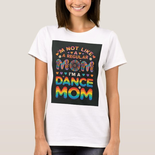 söt dansmamma t-shirt (Framsida)