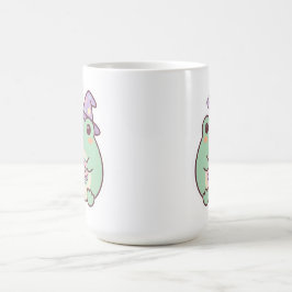 Söt datorspelsgroda trollkarl Pastell Kaffe Mugg