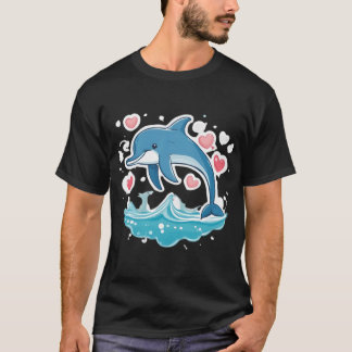 Söt delfin t shirt