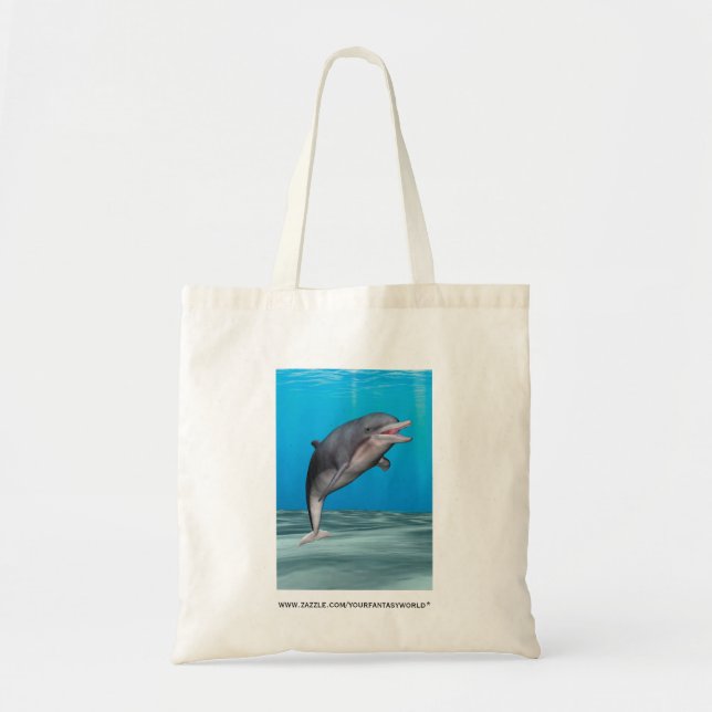 Söt delfin tygkasse (Framsidan)