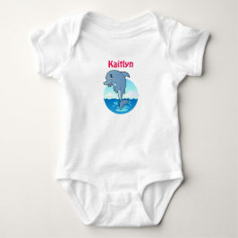 Söt delfinbaby-tröja t shirt