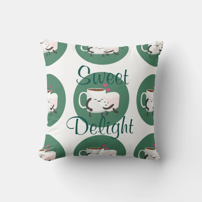 Söt delight Whimsical Decorative Pillow Kudde (Framsida)
