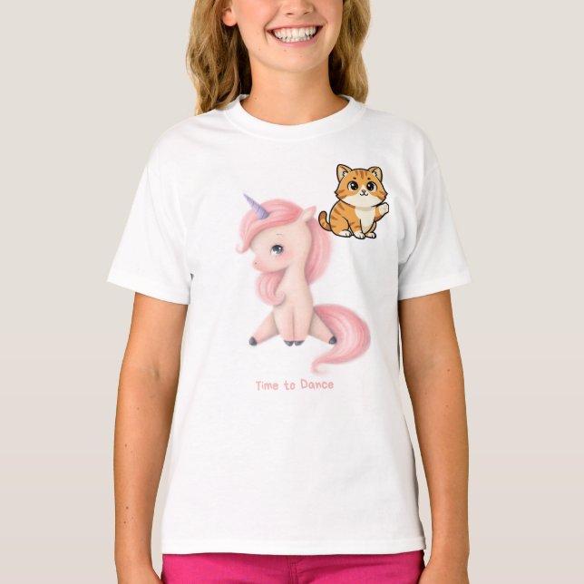 Söt design för kattälskare på t-shirt (Framsida)