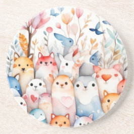 Söt design för kute-blommigtar underlägg