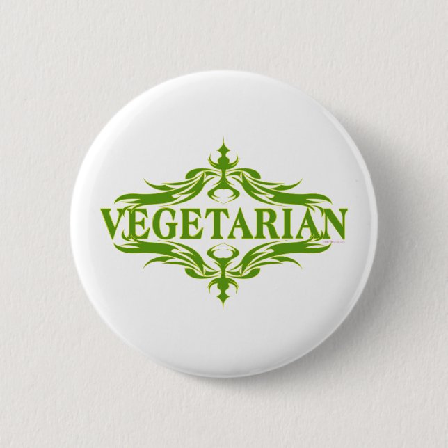 Söt Design for Vegetarian Knapp (Framsida)