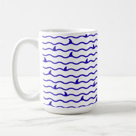 Söt design med kustnära havsliv kaffemugg