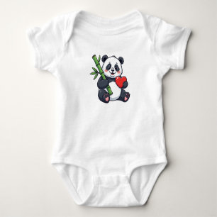 Söt design med panda för småbarn – Bedårande panda T Shirt