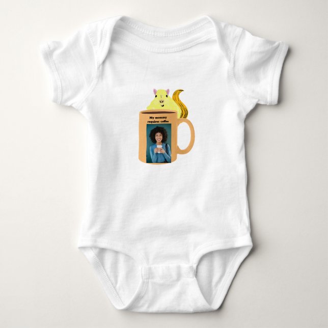 Söt design på barnkläder med ekorre t shirt (Framsida)