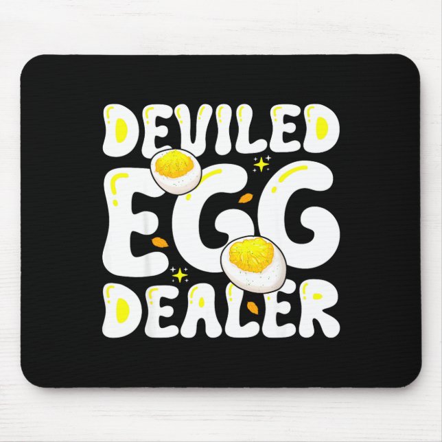 Söt Deviled Egg-handlare Thanksgiving Deviled Musmatta (Framsidan)