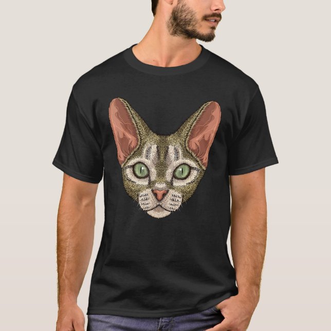 Söt Devon Rex-kattunge Devon Rex-ras Djur Barn T Shirt (Framsida)