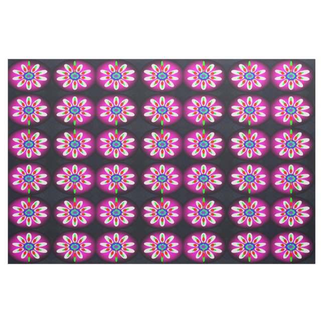 Söt digitala blommor mode tyg (Fat Quarter)