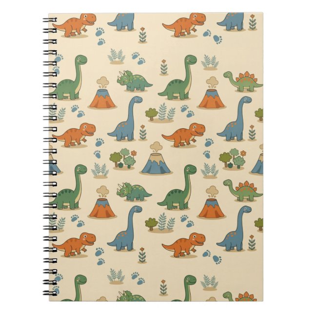 Söt Dino  Anteckningsbok (Framsidan)