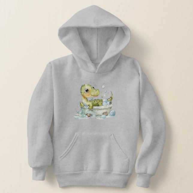 Söt Dino Badar T Shirt (Laydown)