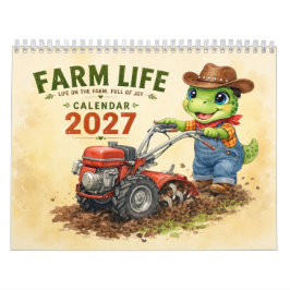 Söt Dino Bondgård Liv Kalender 2027 Bondgårdsarbet