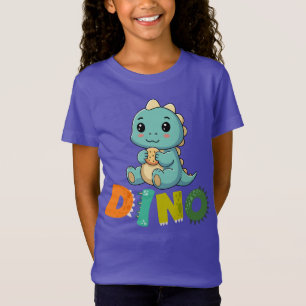 Söt Dino Kakkärlek – Barn Dinosaurie T-Shirt Des